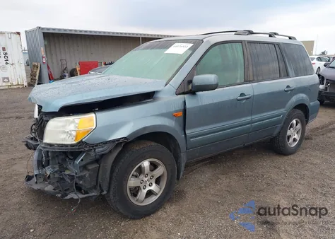 2006 Honda Pilot Ex-L from USA, damaged, VIN 2HKYF18596H504923